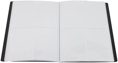 Monster 4 Pocket Trading Card Binder - Matte Black Album, Anti-Theft & Anti-Drop TCG Protection w Side Loading Padded Pockets, Double Sided, Holds 160 Cards, For Sports, Gaming, Kpop, Gift
