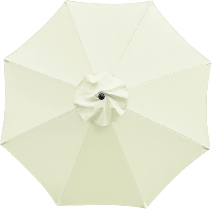 Sunnyglade 9ft Patio Umbrella Replacement Canopy Market Umbrella Top Outdoor Umbrella Canopy with 8 Ribs