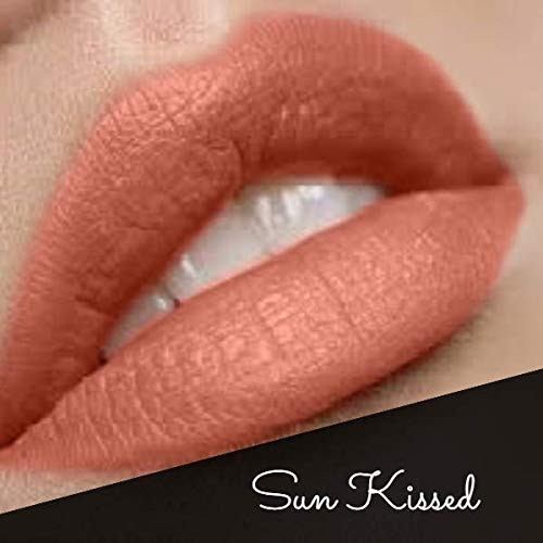 Premium Long Lasting Matte Nude Lip Liner Pencil | Sun Kissed Tan | Soft Peach Tinted Nude Lip Liner