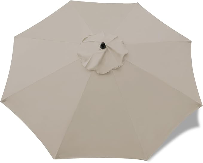 Sunnyglade 9ft Patio Umbrella Replacement Canopy Market Umbrella Top Outdoor Umbrella Canopy with 8 Ribs