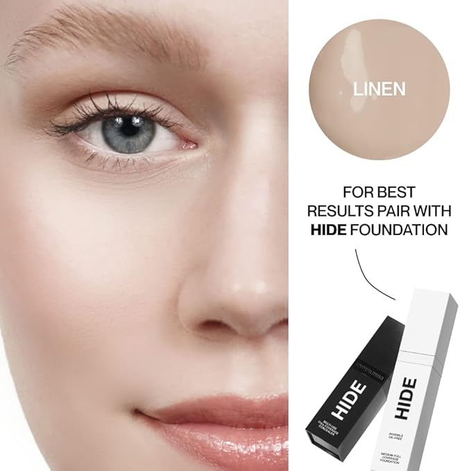 HIDE Liquid Concealer, Medium to Full Coverage Concealer fl oz