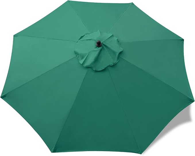 Sunnyglade 9ft Patio Umbrella Replacement Canopy Market Umbrella Top Outdoor Umbrella Canopy with 8 Ribs
