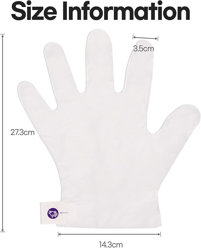 Epielle Hydrating Hand Masks, 6 Pairs of Moisturizing Gloves for Dry Hands with Shea Butter, Jojoba Oil & Vitamin E, Spa Day Treatment, Korean Skincare, Spa Gifts for Women