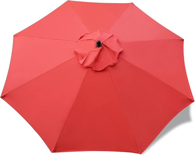 Sunnyglade 9ft Patio Umbrella Replacement Canopy Market Umbrella Top Outdoor Umbrella Canopy with 8 Ribs