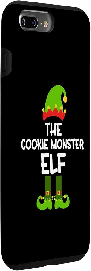 iPhone 7 Plus/8 Plus The Cookie Monster Elf for Matching Family Christmas Case