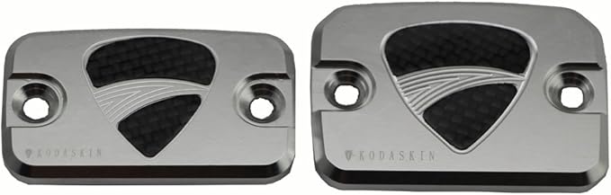 PRO-KODASKIN Motorcycle Brake and Clutch Caps for Ducati Hypermotard 796 Monster 695 696 796 S2R 800 Silver