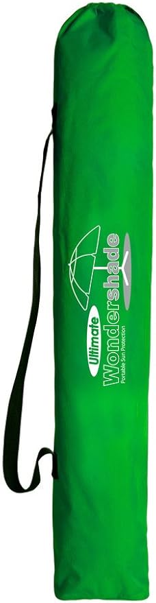 Wondershade Ultimate Portable Sun Shade Umbrella, Lightweight Adjustable Instant Sun Protection - Green