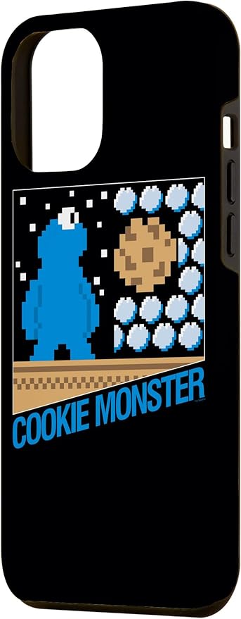 iPhone 14 Plus Sesame Street Cookie Monster 8-Bit Case
