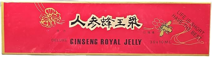 Royal King Deluxe Ginseng Royal Jelly Oral Liquid 60 Vials