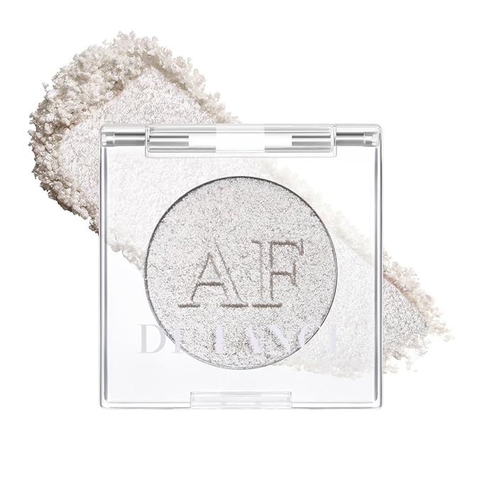 White Silver Highlighter Makeup, Intensely Pigmented Diamond Pearl maquillaje, 06
