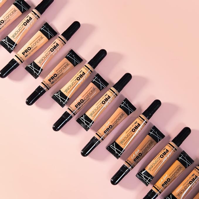 L.A. Girl Pro Conceal HD Concealer, Creamy Beige, 0.28 Ounce