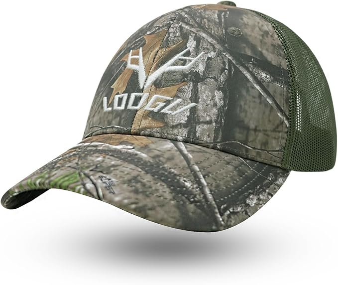 LOOGU Fishing Hat Mesh Back for Men Women Adjustable Baseball Trucker Cap Snapback Hats