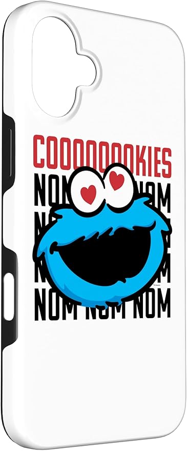 iPhone 16 Plus Sesame Street Cookie Monster Coooooookies Case