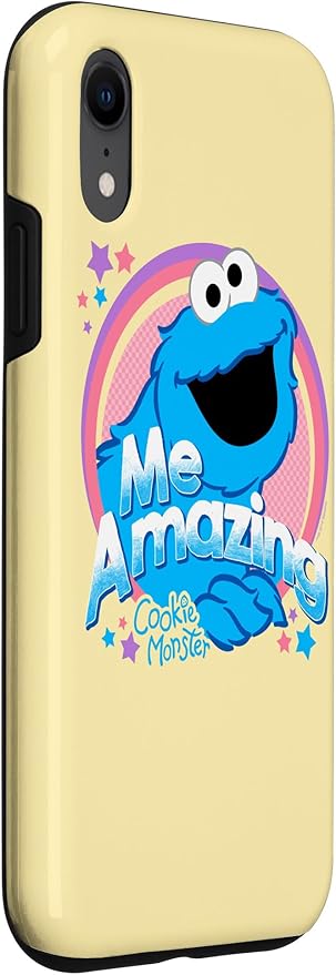 iPhone XR Sesame Street Cookie Monster Me Amazing Case
