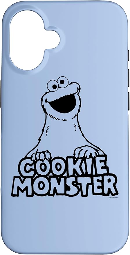 iPhone 16 Sesame Street Vintage Cookie Monster Case