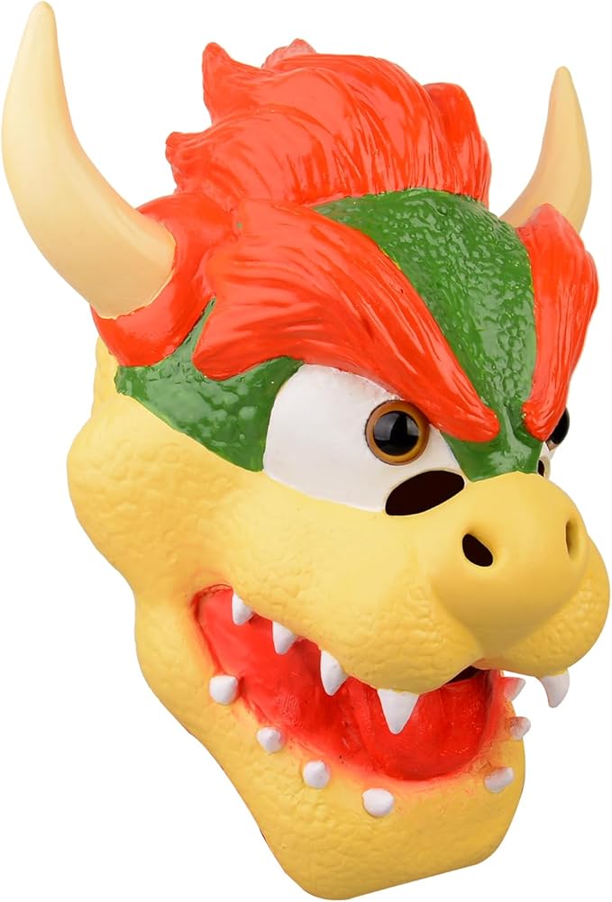 Halloween Koopa Latex Mask,Party Cosplay Funny Monster Villain Costume Mask