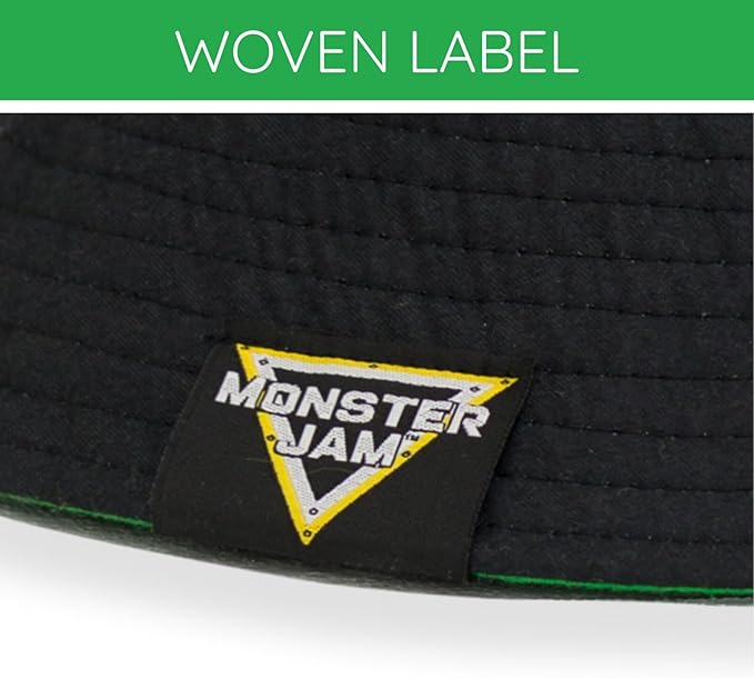 Monster Jam El Toro Loco Grave Digger Maximum Destruction Megalodon Monster Mutt Zombie Bucket Sun Hat One Size