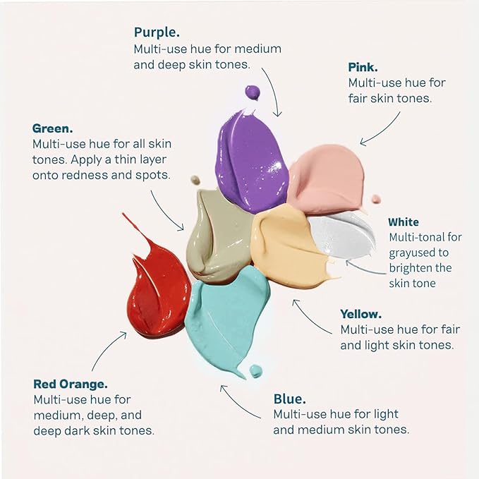 MAEPEOR Liquid Conceal Contour 7 Colors Cream Lightweight 03 Blue)