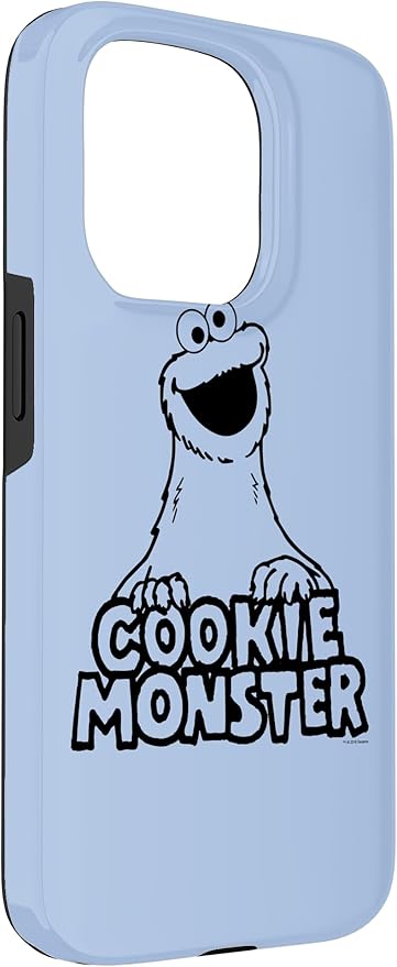 iPhone 15 Pro Sesame Street Vintage Cookie Monster Case