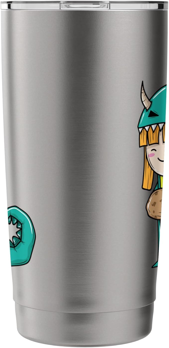 Child in Monster Costume with Cookie Stainless Steel Insulated Tumbler
