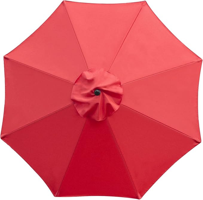 Sunnyglade 9ft Patio Umbrella Replacement Canopy Market Umbrella Top Outdoor Umbrella Canopy with 8 Ribs