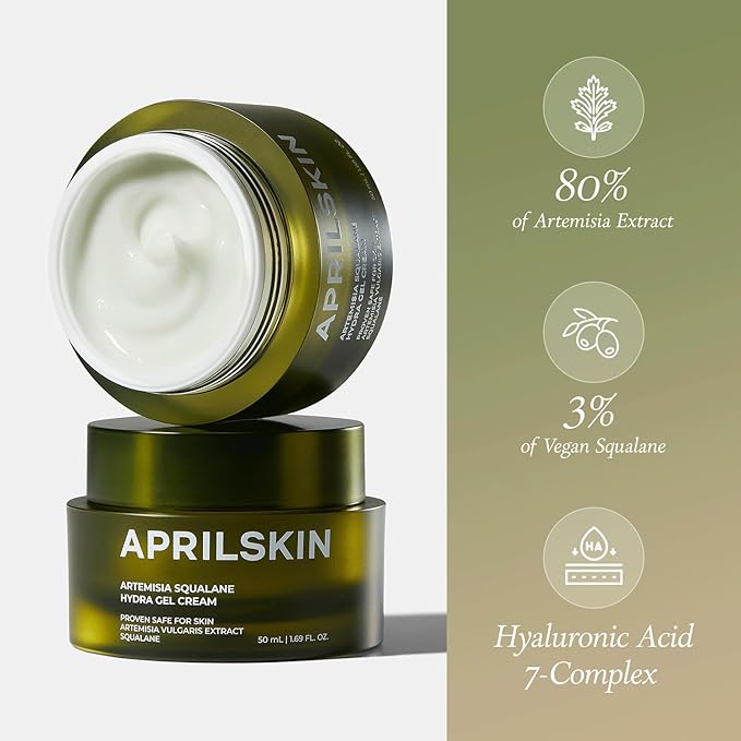 APRILSKIN Radiance Repair Care Duo - Carrotene Clearing Solution & Artemisia Squalane Hydra Gel Cream Targeted Blemish Care and Deep Hydration for Balanced, Healthy Skin