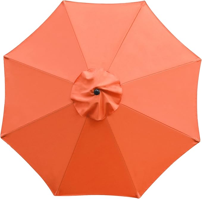 Sunnyglade 9ft Patio Umbrella Replacement Canopy Market Umbrella Top Outdoor Umbrella Canopy with 8 Ribs