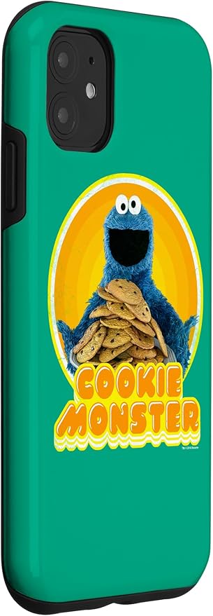 iPhone 11 Sesame Street Cookie Monster Iron On Case