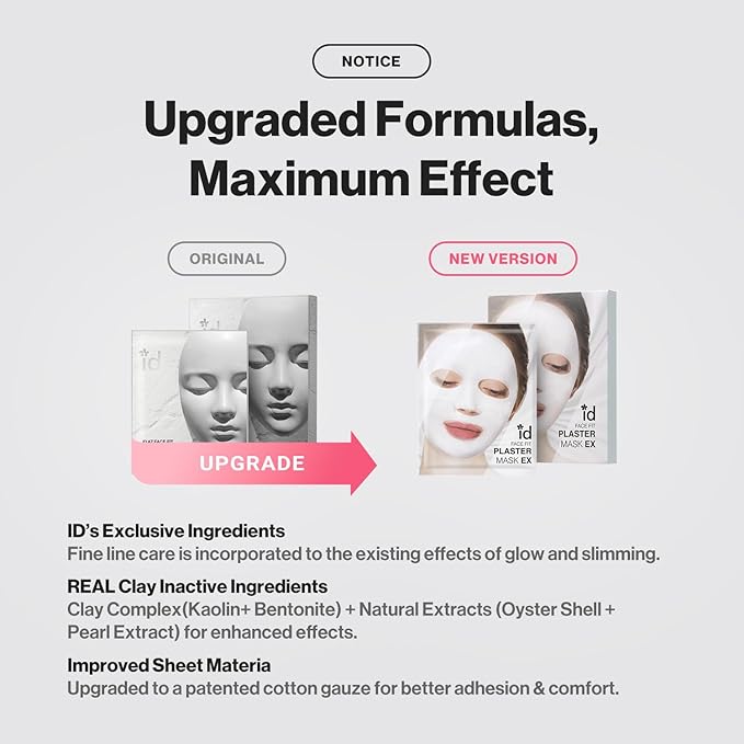 ID FACE FIT PLASTER MASK EX (4ea)