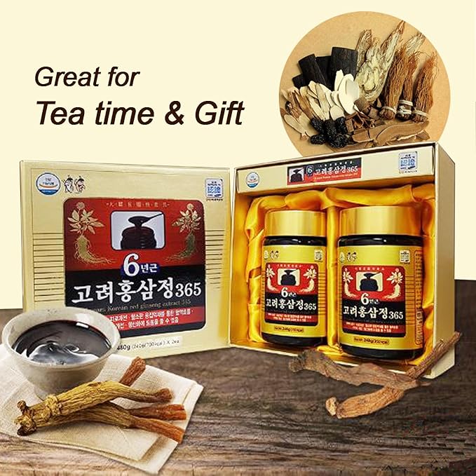 Sookwnag Korean 6-Year Red Ginseng Extract for Drink and Tea_16.93 oz, 480 g (240g x 2ea)