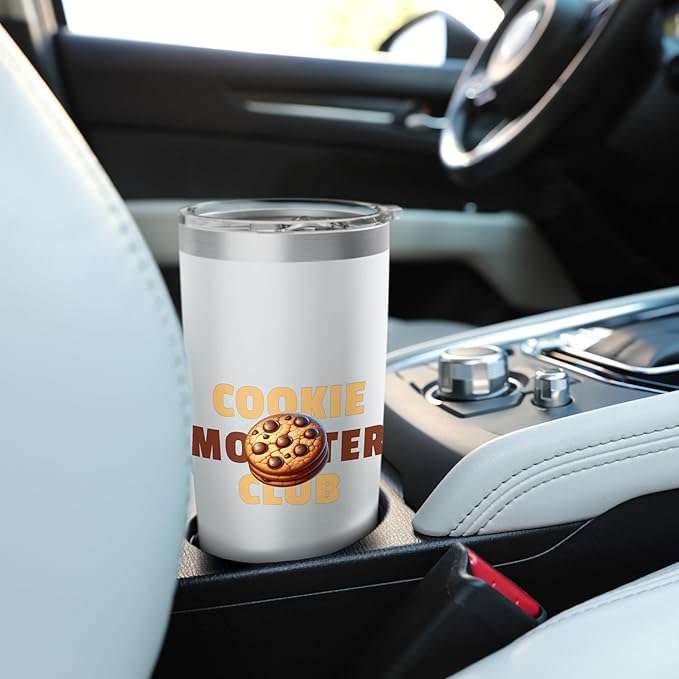 Cookie Monster Club - Sweet Treats Design Stainless Steel Insulated Tumbler