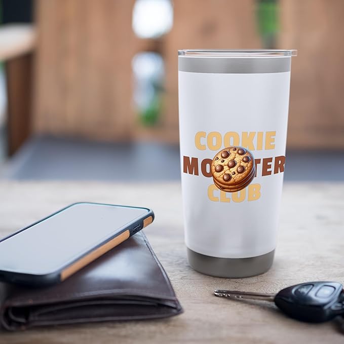Cookie Monster Club - Sweet Treats Design Stainless Steel Insulated Tumbler