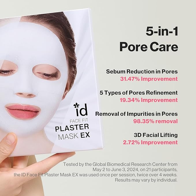 ID FACE FIT PLASTER MASK EX (4ea)