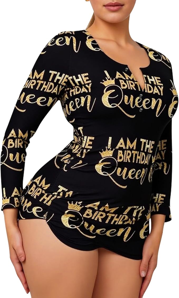 MissShorthair Onesies Women Sexy, Cute Onesie Pajamas for Women Long Sleeve Cookie Monster Large