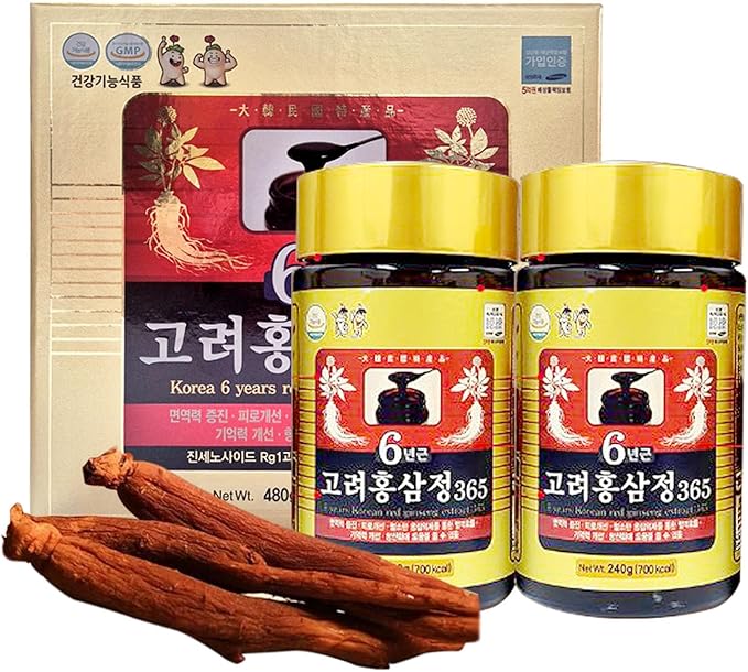 Sookwnag Korean 6-Year Red Ginseng Extract for Drink and Tea_16.93 oz, 480 g (240g x 2ea)