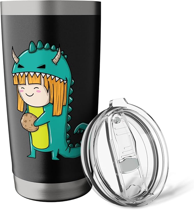 Child in Monster Costume with Cookie Stainless Steel Insulated Tumbler