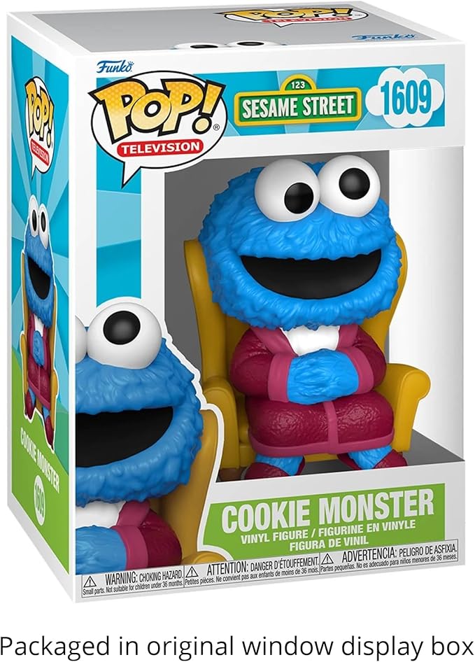 Blue Salamander Emporium Protective Case Bundle – Includes Cookie Monster #1609 Vinyl Figure
