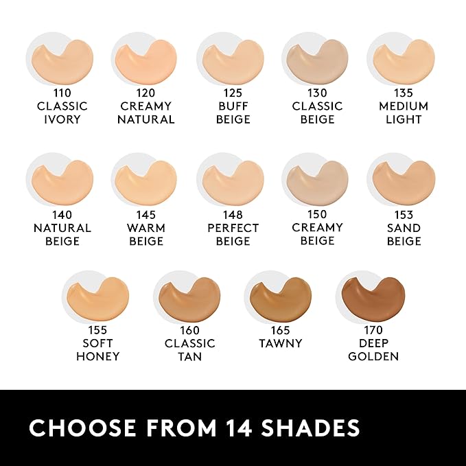 COVERGIRL Clean Liquid Foundation, Deep Golden 170, Pack of 1