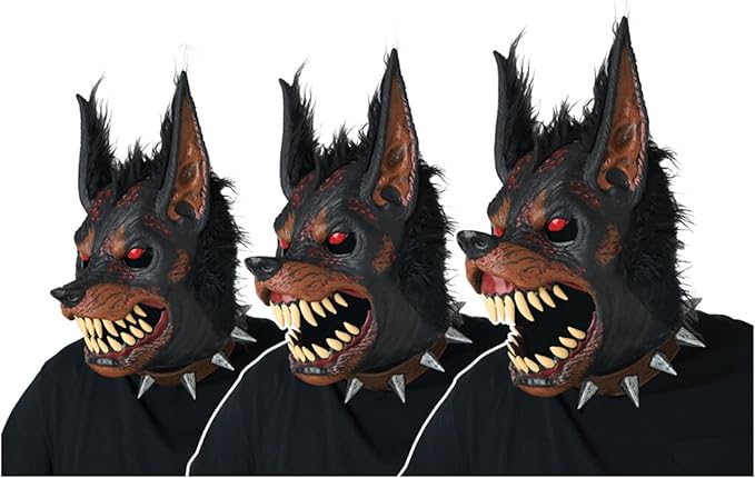 California Costumes, Hell-Hound Ani-Motion Mask