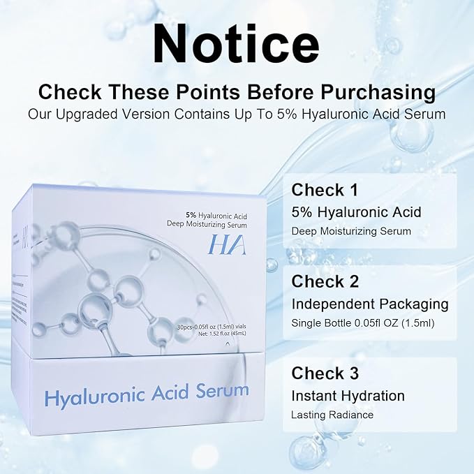 Collagen mask, improves dull skin, restores skin elasticity, 5% Hyaluronic Acid Serum, hydrates and moisturizing, repairs sensitive skin, 2-piece set