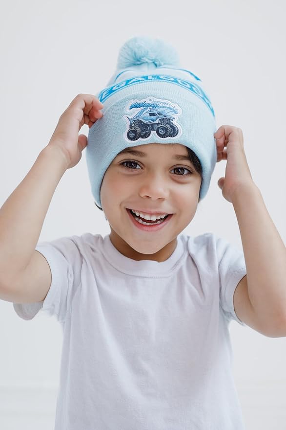 Monster Jam Grave Digger El Toro Loco Megalodon Monster Truck OneSize Beanie Winter Hat