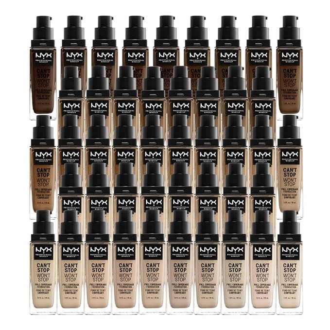 NYX PROFESSIONAL MAKEUP Can't Stop Won't Stop Foundation, Warm Vanilla
