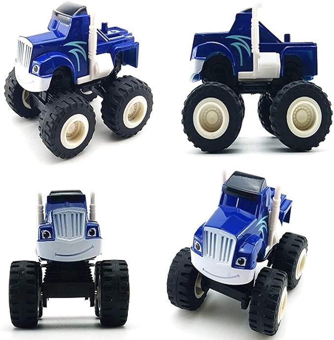 NICENINE Monster Machines Toys - Truck Vehicles Toys Gifts - Scooters Car for Kids (6 pcs)