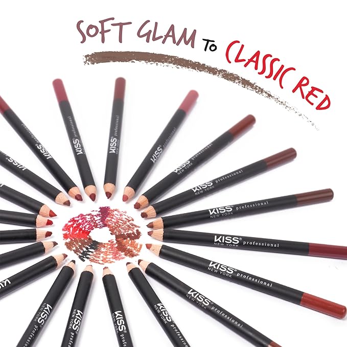 Professional Slim Lip Pencil, Creamy Soft Lip Liner, Smooth Long-Lasting Rich Lip Color, Natural Lip Makeup, Water-Resistant Lip Crayon (Latte)