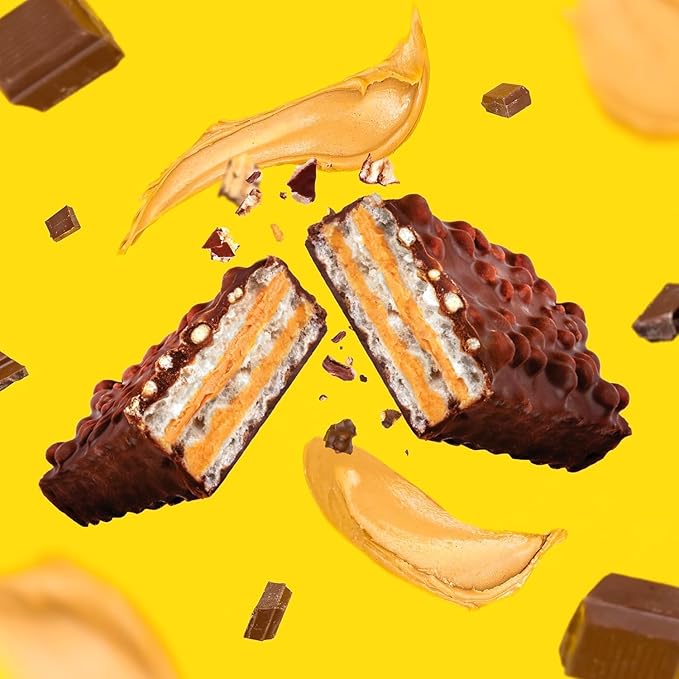 FITCRUNCH Wafer Protein Bars, 16g of Protein & 4g of Sugar (18 Count, Variety Pack)