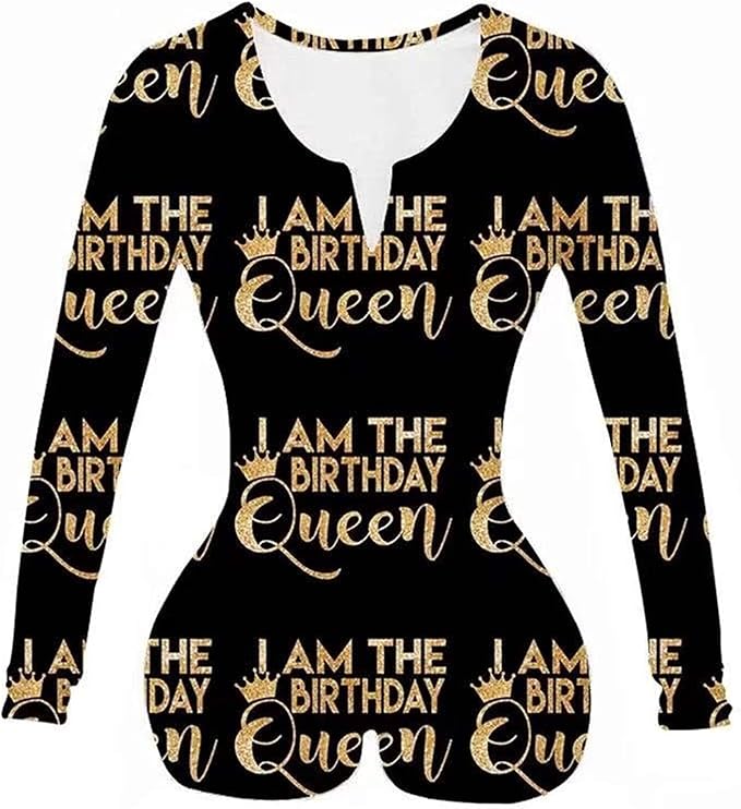 MissShorthair Onesies Women Sexy, Cute Onesie Pajamas for Women Long Sleeve Cookie Monster Large