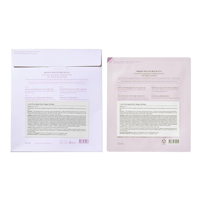 Slow Aging Phyto Collagen Gel Mask, Collagen, Overnight Hydrogel Mask, 4+1 Pack