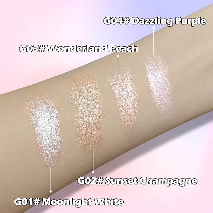 Erinde Pearl Shimmer Glitter Highlighter Highlight Makeup Contour