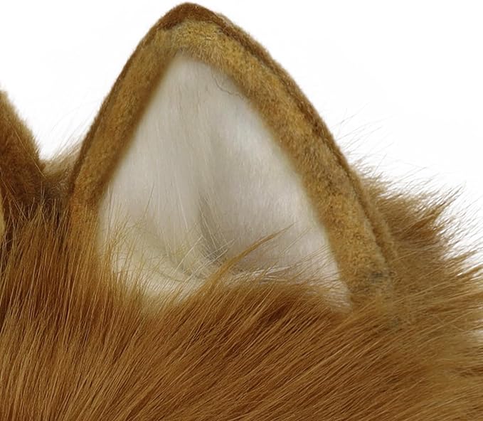 HAOAN Furry Dog Mask Animal Wolf Full Head for Halloween Fancy Dress Party Cosplay Costume Women Men
