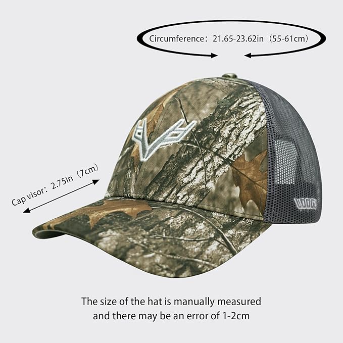 LOOGU Fishing Hat Mesh Back for Men Women Adjustable Baseball Trucker Cap Snapback Hats